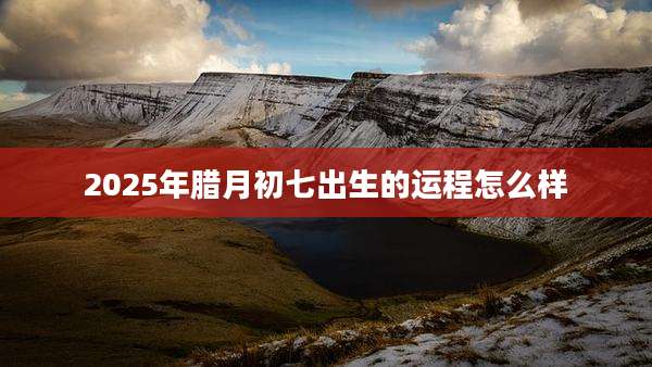 2025年腊月初七出生的运程怎么样