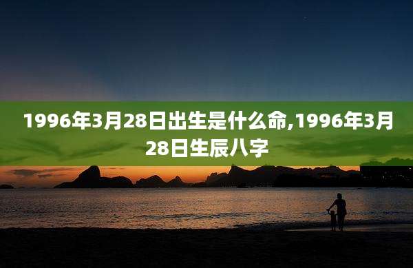 1996年3月28日出生是什么命,1996年3月28日生辰八字