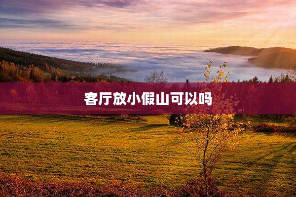 客厅放小假山可以吗