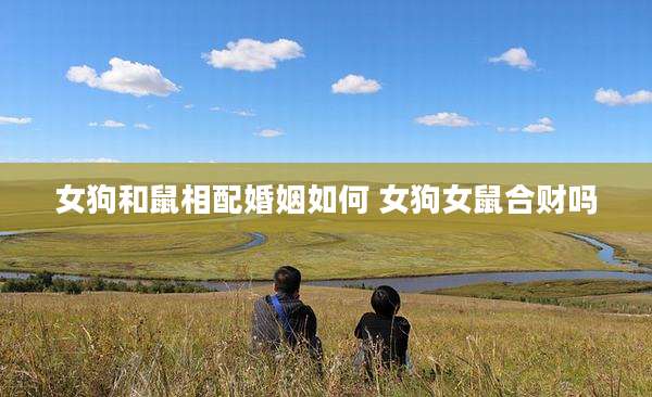 女狗和鼠相配婚姻如何 女狗女鼠合财吗