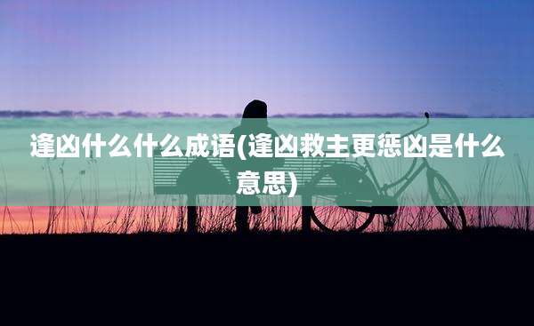 逢凶什么什么成语(逢凶救主更惩凶是什么意思)
