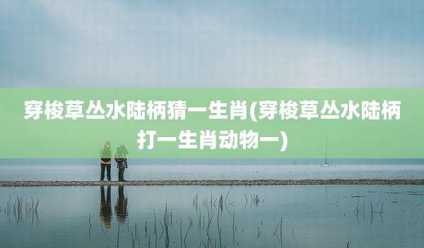 穿梭草丛水陆柄猜一生肖(穿梭草丛水陆柄打一生肖动物一)