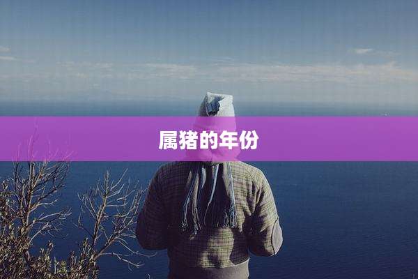属猪的年份