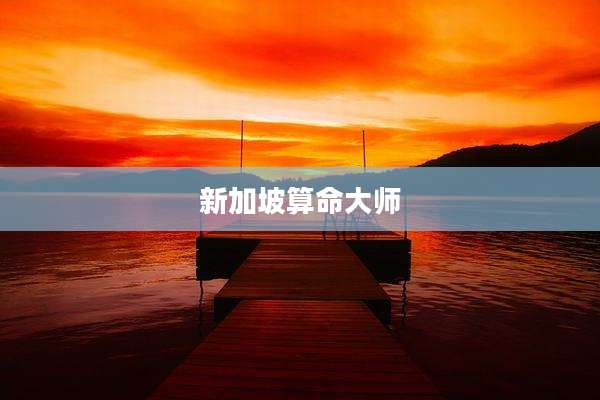 新加坡算命大师
