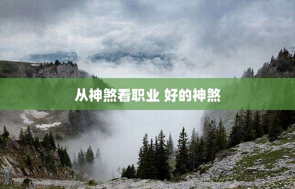 从神煞看职业 好的神煞