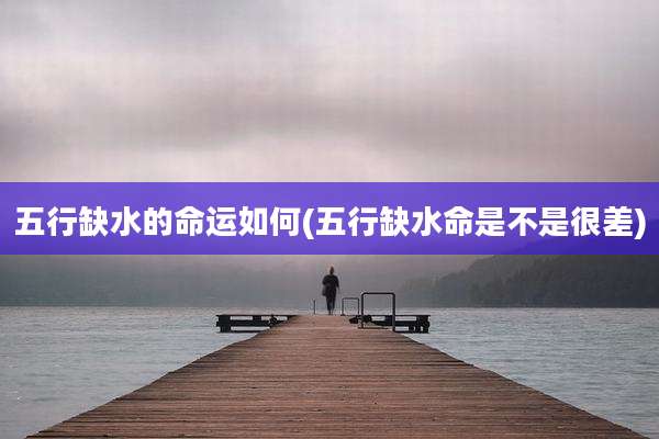 五行缺水的命运如何(五行缺水命是不是很差)