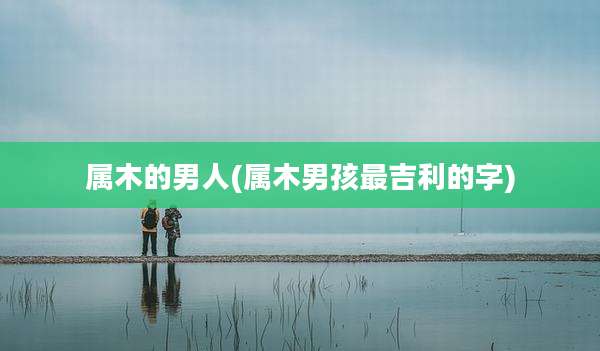 属木的男人(属木男孩最吉利的字)