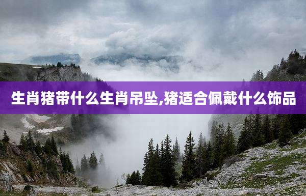 生肖猪带什么生肖吊坠,猪适合佩戴什么饰品