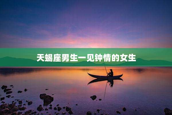 天蝎座男生一见钟情的女生