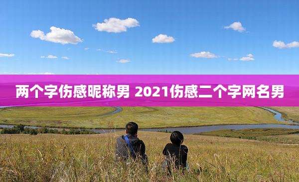 两个字伤感昵称男 2021伤感二个字网名男