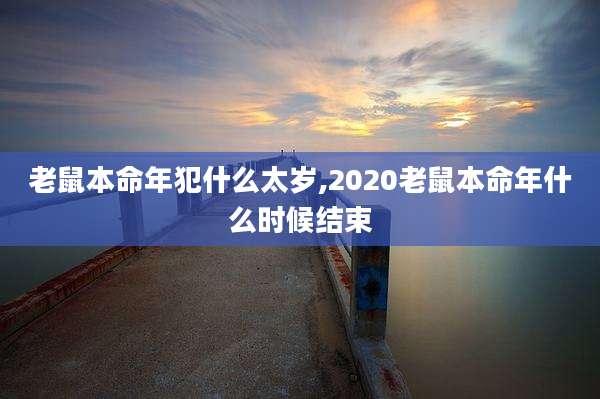 老鼠本命年犯什么太岁,2020老鼠本命年什么时候结束