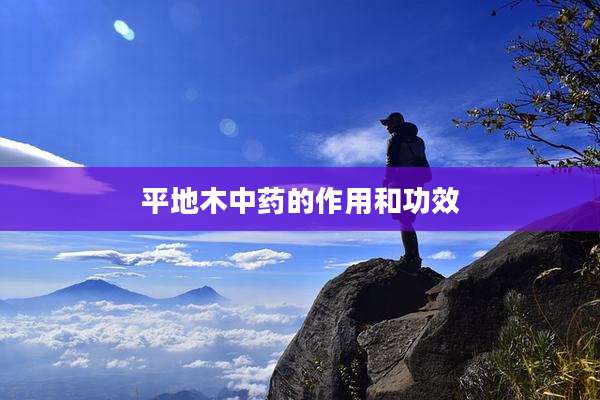 平地木中药的作用和功效