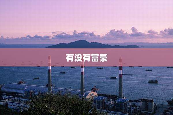 有没有富豪