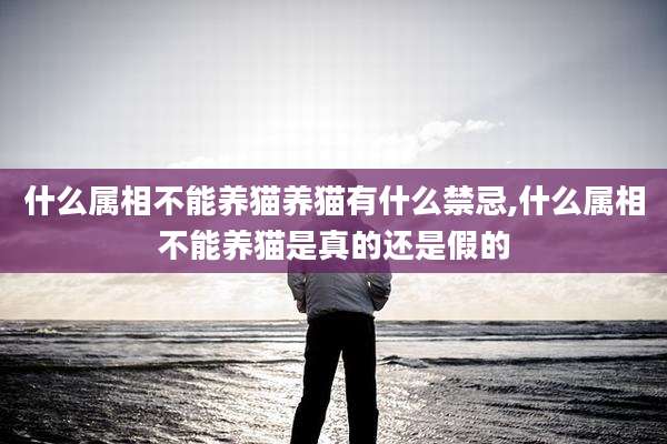什么属相不能养猫养猫有什么禁忌,什么属相不能养猫是真的还是假的