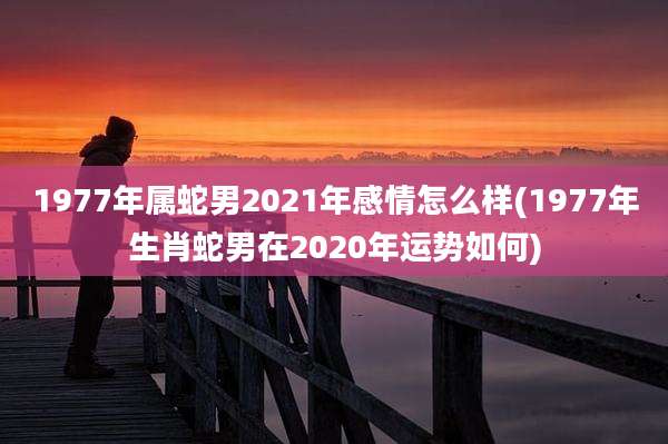 1977年属蛇男2021年感情怎么样(1977年生肖蛇男在2020年运势如何)