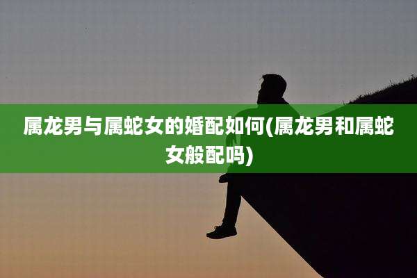 属龙男与属蛇女的婚配如何(属龙男和属蛇女般配吗)