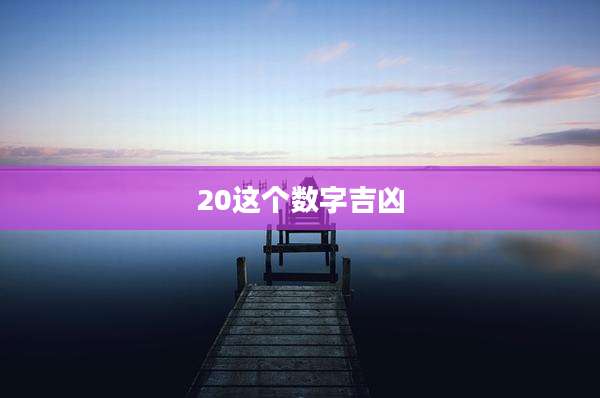 20这个数字吉凶