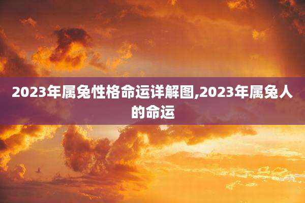 2023年属兔性格命运详解图,2023年属兔人的命运