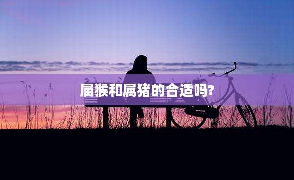 属猴和属猪的合适吗?