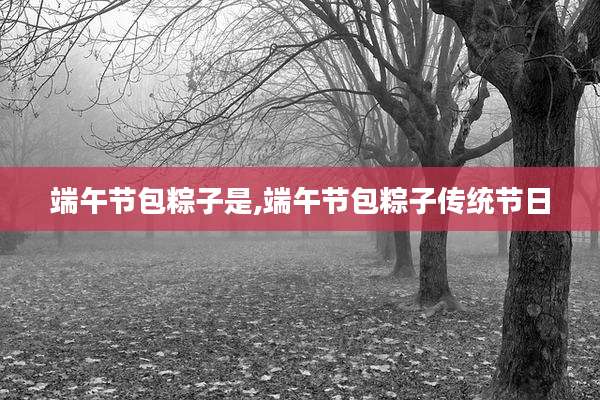 端午节包粽子是,端午节包粽子传统节日