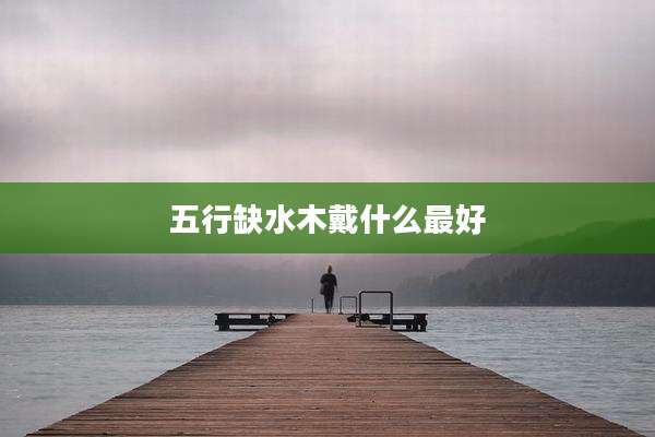 五行缺水木戴什么最好