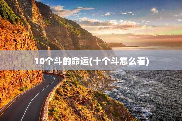 10个斗的命运(十个斗怎么看)