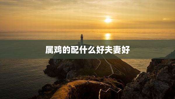 属鸡的配什么好夫妻好