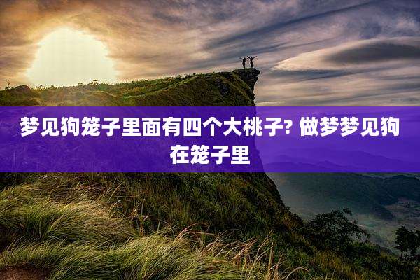 梦见狗笼子里面有四个大桃子? 做梦梦见狗在笼子里
