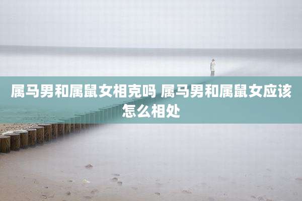 属马男和属鼠女相克吗 属马男和属鼠女应该怎么相处