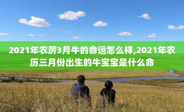 2021年农厉3月牛的命运怎么样,2021年农历三月份出生的牛宝宝是什么命