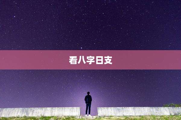 看八字日支