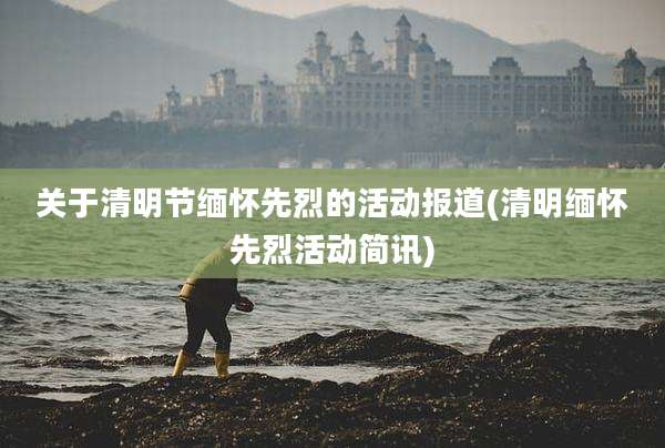 关于清明节缅怀先烈的活动报道(清明缅怀先烈活动简讯)