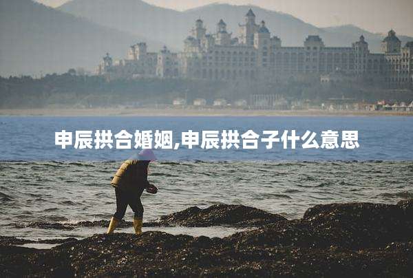 申辰拱合婚姻,申辰拱合子什么意思