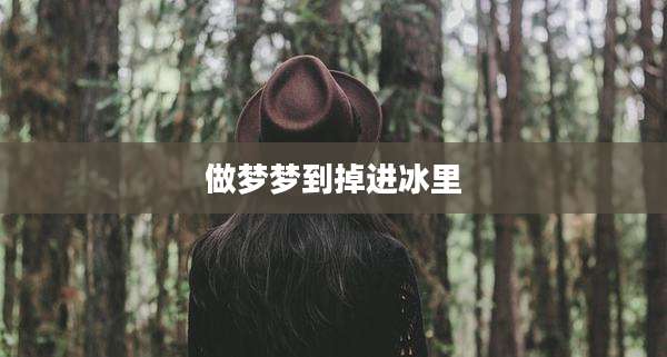 做梦梦到掉进冰里