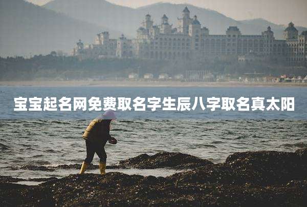 宝宝起名网免费取名字生辰八字取名真太阳