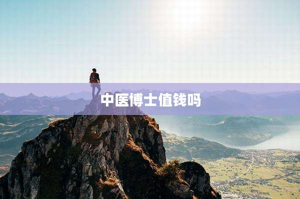 中医博士值钱吗
