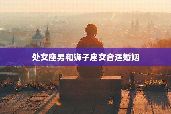 处女座男和狮子座女合适婚姻