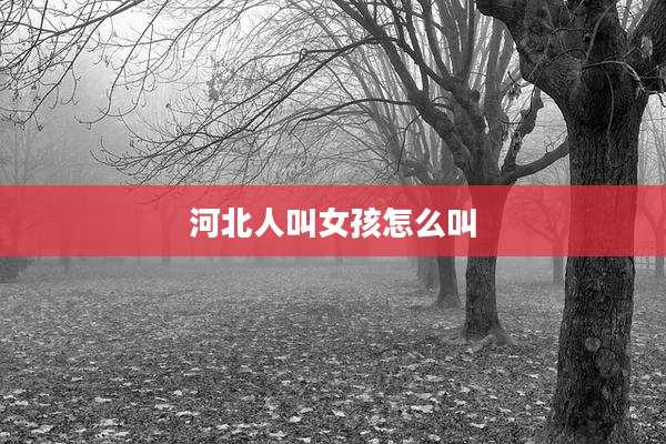 河北人叫女孩怎么叫