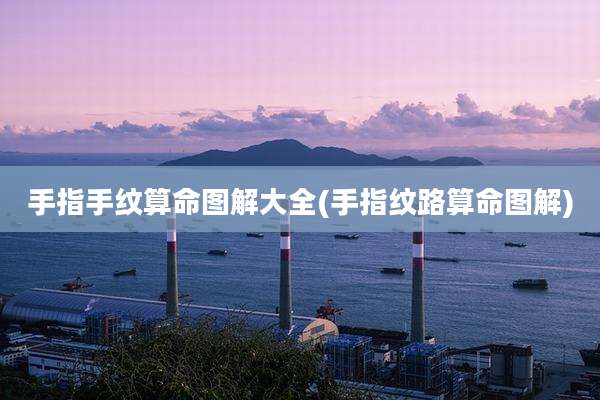 手指手纹算命图解大全(手指纹路算命图解)