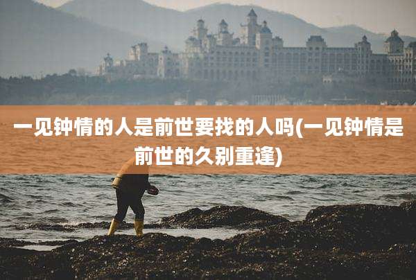 一见钟情的人是前世要找的人吗(一见钟情是前世的久别重逢)