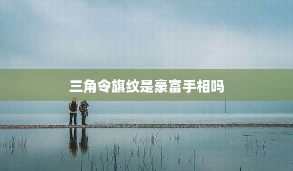 三角令旗纹是豪富手相吗