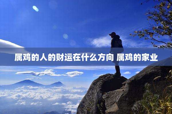 属鸡的人的财运在什么方向 属鸡的家业