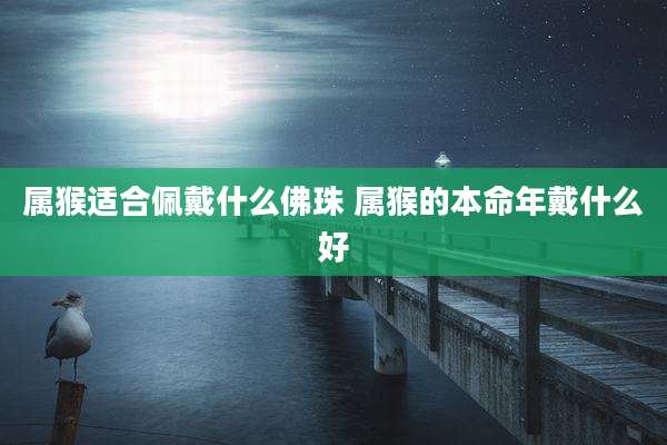 属猴适合佩戴什么佛珠 属猴的本命年戴什么好
