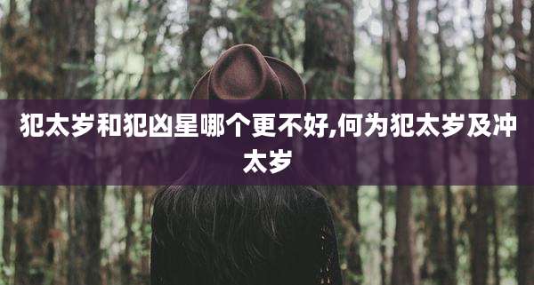 犯太岁和犯凶星哪个更不好,何为犯太岁及冲太岁