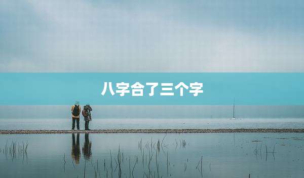 八字合了三个字