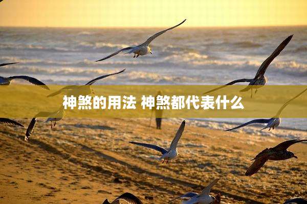 神煞的用法 神煞都代表什么