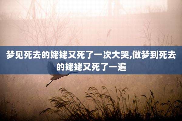 梦见死去的姥姥又死了一次大哭,做梦到死去的姥姥又死了一遍