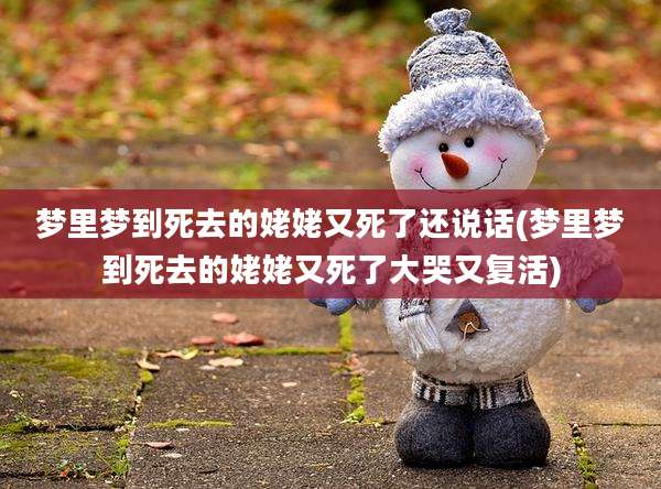梦里梦到死去的姥姥又死了还说话(梦里梦到死去的姥姥又死了大哭又复活)