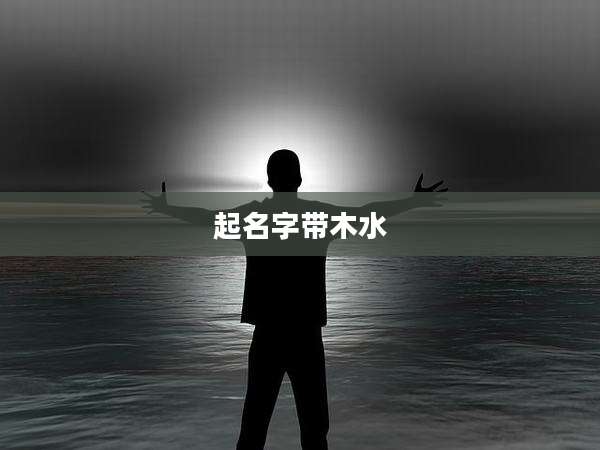 起名字带木水