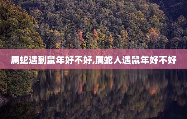 属蛇遇到鼠年好不好,属蛇人遇鼠年好不好